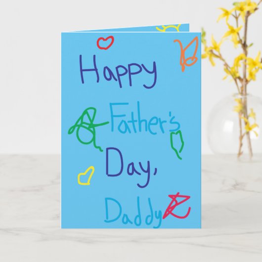 Der Vatertag: Entschuldigung Karte (Gelbe Blume)