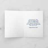 Der Vatertag für Ehemann Karte (Innenseite)