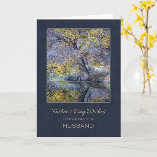 Der Vatertag für Ehemann Karte (Gelbe Blume)