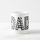 Der Vatertag Golf-Vater- Kaffeetasse (Mittel)