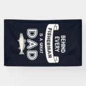 Der Vatertag große Vater-Party-Fahne fischend Banner (Horizontal)