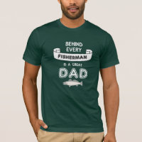 Der Vatertag großes Vater-Shirt fischend