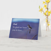 Der Vatertag im Baum Karte (Gelbe Blume)