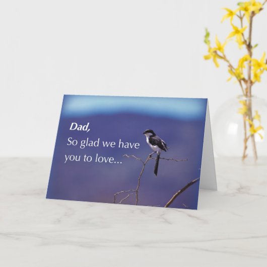 Der Vatertag im Baum Karte (Gelbe Blume)