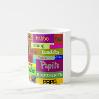 Der Vatertag irgendeine SprachTasse Kaffeetasse
