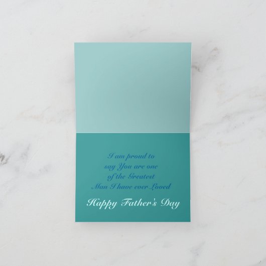 Der Vatertag Karte (Innenseite)