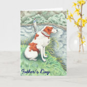 Der Vatertag Karte (Gelbe Blume)