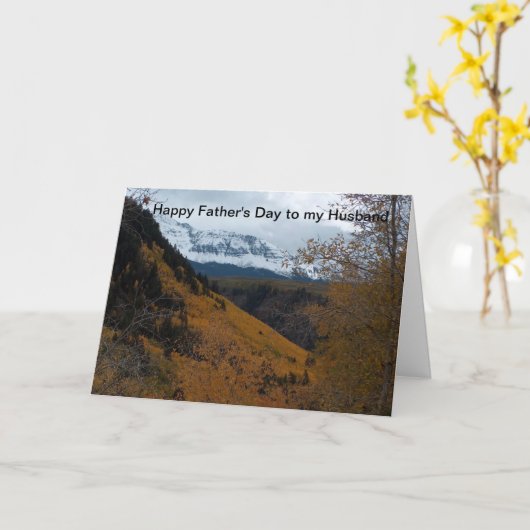 Der Vatertag Karte (Gelbe Blume)