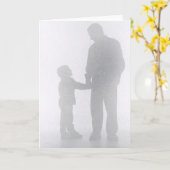 Der Vatertag Karte (Gelbe Blume)