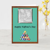 Der Vatertag Pool-Hall- Karte (Gelbe Blume)