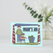 Der Vatertag Postkarte (Stehend Vorderseite)