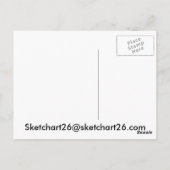 Der Vatertag Postkarte (Rückseite)