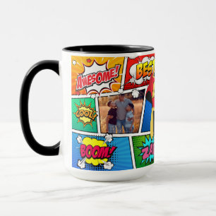 Der Vatertags-Comic-Buch Superhero- Tasse
