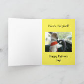 Der Vatertags-eingebeultes Auto Karte (Innenseite)