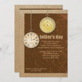 Der Vatertags-Einladungen Einladung (Vorne/Hinten)