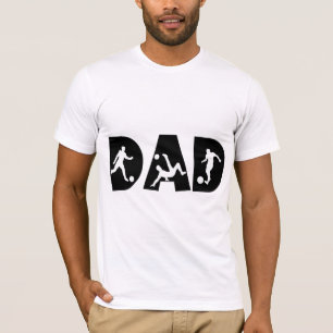 Der Vatertags-Fußball-Vater-T - Shirt