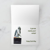 Der Vatertags-Geld-Baum Karte (Innenseite)