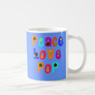 Der Vatertags-Geschenke FriedensLiebe-Pop- Kaffeetasse