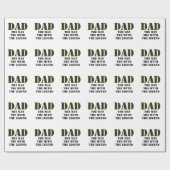 Der Vatertags-Geschenke Geschenkpapier (Flach)