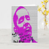 Der Vatertags-Graffiti Karte (Gelbe Blume)