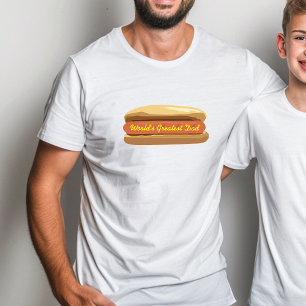 Der Vatertags-Hotdog-T-Shirt Welt der bestste T-Shirt