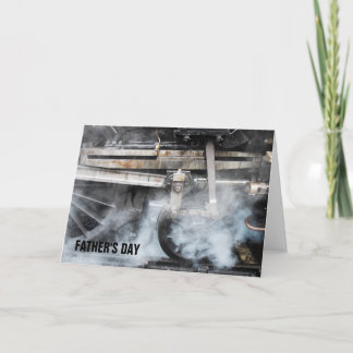 Der Vatertags-Karte Dampf-Motor- Karte