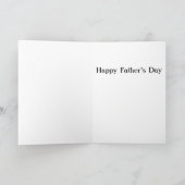 Der Vatertags-Karte, danke (Innenseite)