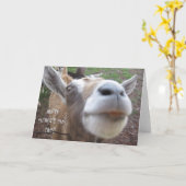 Der Vatertags-Karte der Ziege Karte (Gelbe Blume)