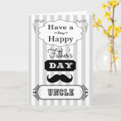 Der Vatertags-Karte für Onkel Karte (Gelbe Blume)