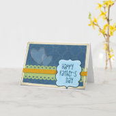 Der Vatertags-Karte Karte (Gelbe Blume)