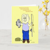 Der Vatertags-Karte Karte (Gelbe Blume)