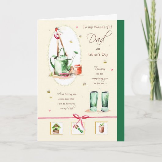 Der Vatertags-Karte Karte (Vorderseite)