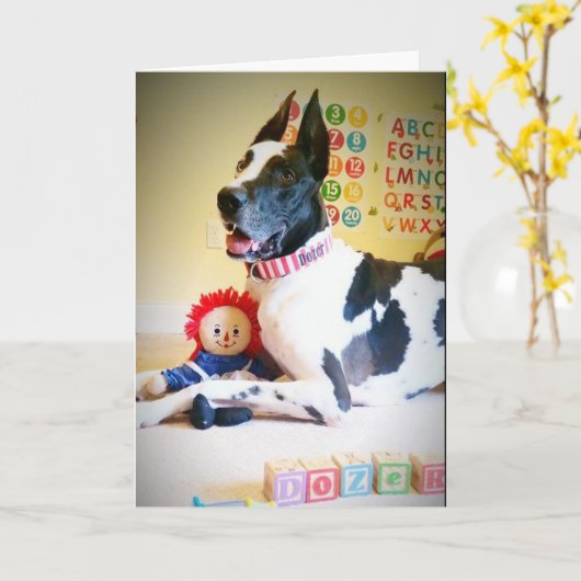 Der Vatertags-Karte Karte (Gelbe Blume)