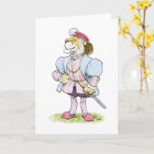 Der Vatertags-Karte Prinz-Lion Karte (Gelbe Blume)