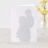 Der Vatertags-Karte Silhouette- Karte (Gelbe Blume)