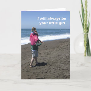 Der Vatertags-Karte von der Tochter Karte