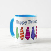 Der Vatertags-Krawatten-Tasse Tasse (Vorderseite Links)