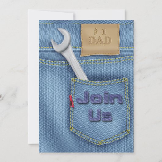 Der Vatertags-Party Einladungen Werkzeug- (Vorderseite)