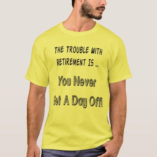 Der Vatertags-Ruhestands-T - Shirts (Vorderseite)
