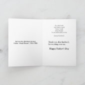 Der Vatertags-" Uhr "über mir Karte (Innenseite)