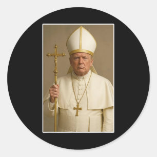 Der Vatikan Christlich eine neue Papstsonnenpoliti Runder Aufkleber