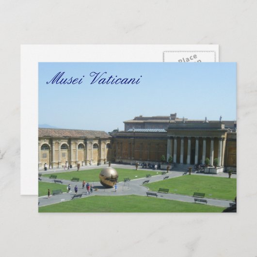 Der Vatikan Postkarte (Vorne/Hinten)