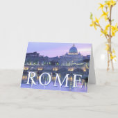 Der Vatikan | Rom, Italien | Happy Birthday Karte (Gelbe Blume)