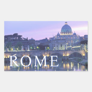 Der Vatikan Rom, Italien Rechteckiger Aufkleber