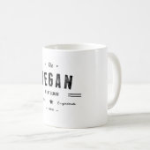 Der vegane Herr Kaffeetasse (VorderseiteRechts)