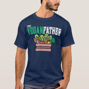Der Veganvater Lustiger Vegetarier Pflanzenfresser T-Shirt