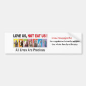 Der veggie-Kochs-Autoaufkleber! Autoaufkleber (Vorne)