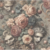 Der Velvet Crash - Gotisches Viktorianisches Desig Aufkleber (Vorderseite)