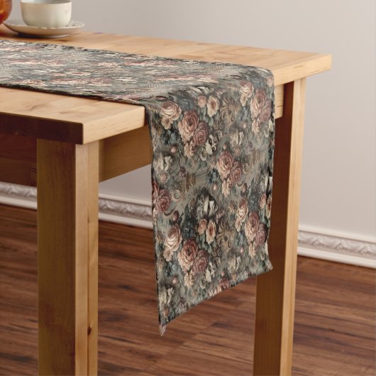 Der Velvet Crash - Gotisches Viktorianisches Desig Kurzer Tischläufer (Beispiel)