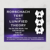 Der Veranstaltungsort - Indigoblau Flyer (Hinten)